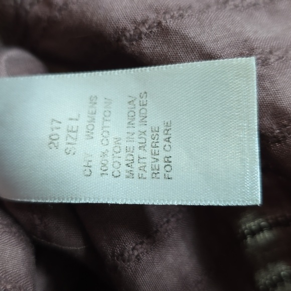 Woolrich Button Down Collarless Blouse Size L - Picture 6 of 7